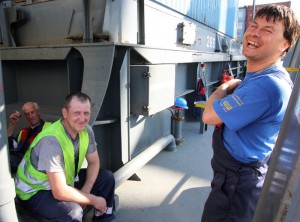 Ladungssicherung: Ohne gutes Stevedore-Personal geht wenig auf einem Containerschiff
