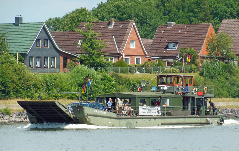 "Der Reservist" gehört einst zur Flußpionierkompanie 800 in Achim an der Weser. Fotos: Henze