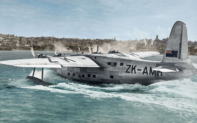 Landung auf dem Solent 1947