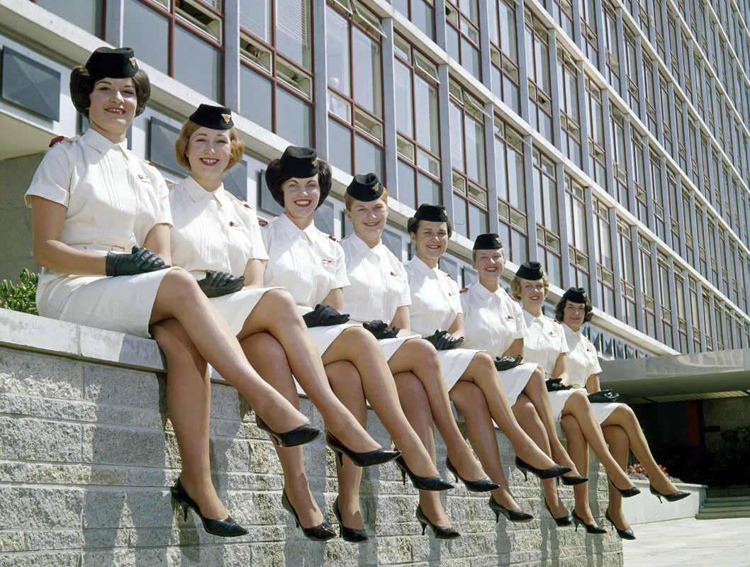 Air Hostess Uniform Sommer 1959. Fotos: Air New Zealand