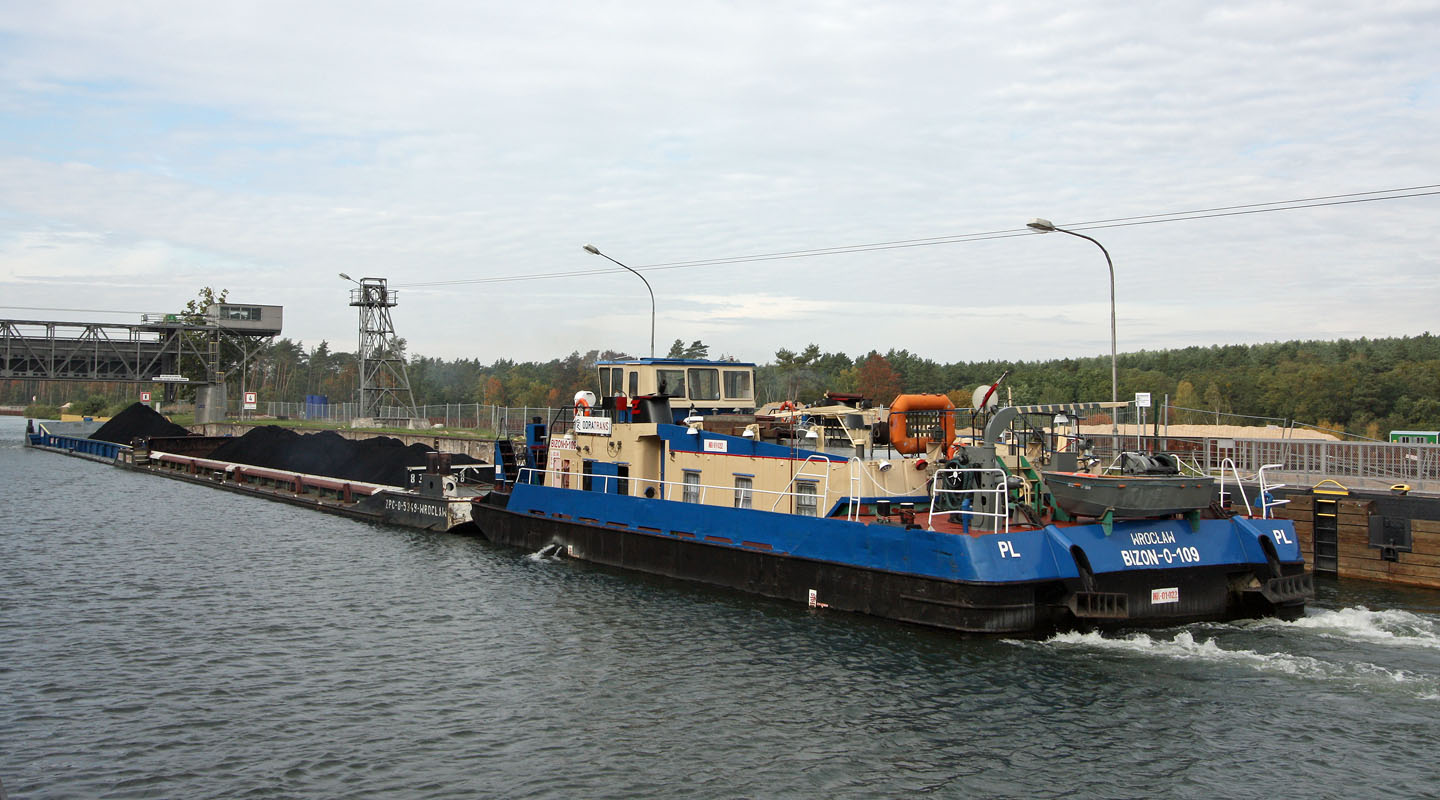Kohlentransport auf dem Oder-Havel-Kanal. Fotos: Henze