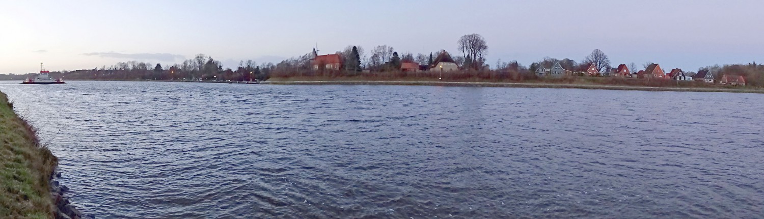 Sehestedts Kanal-Panorama.