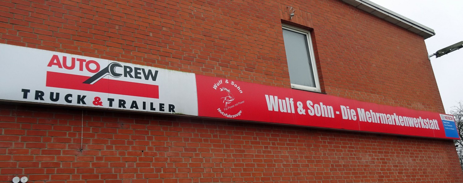 Wulf & Sohn an der Kieler Werftstraße.