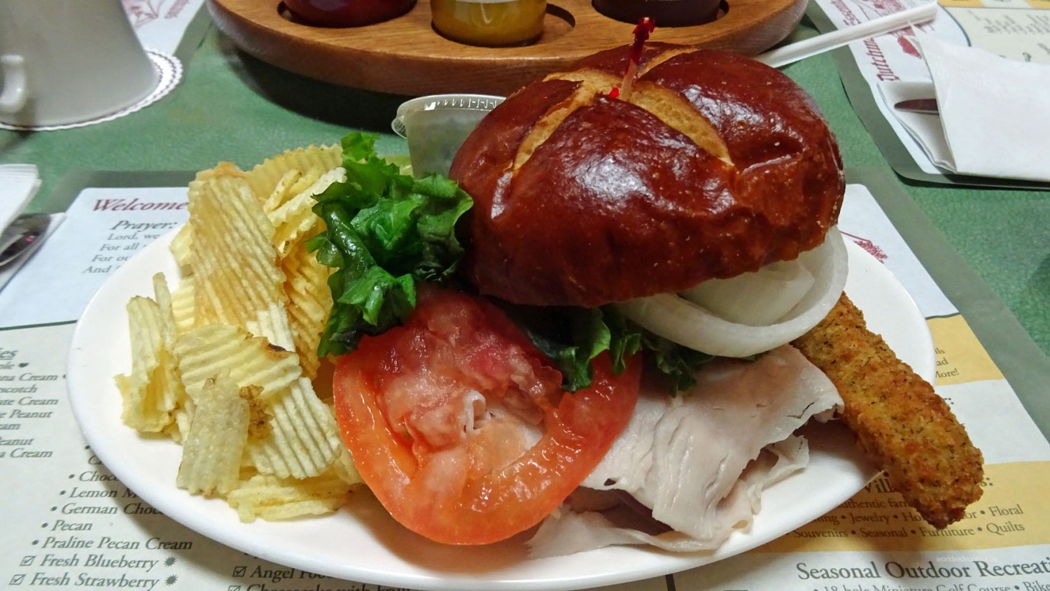 Wolf´s Deli-Sandwich im Amish-Style.