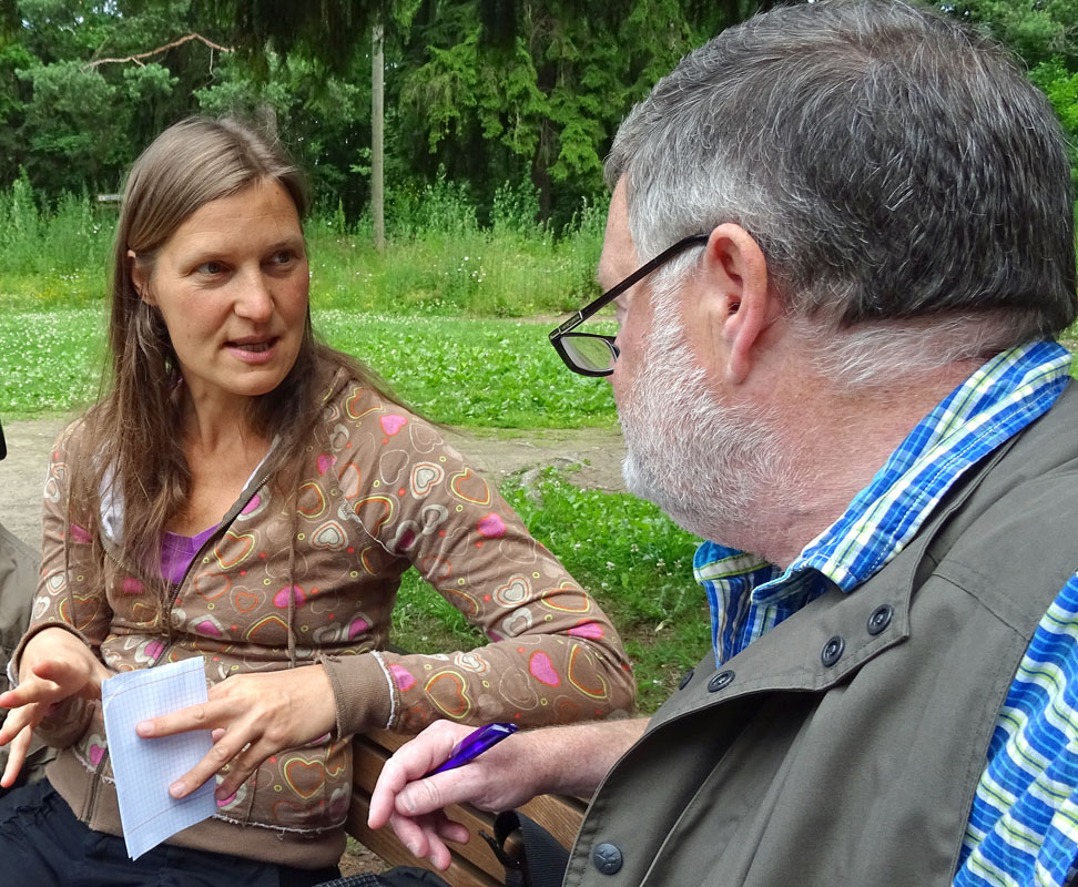 Begegnung: Kadri Kesküla ist die Referentin für diakonische Projekte in Estland.