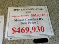 Preisauszeichnung London Aire whe