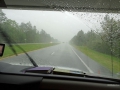 Regen auf der Straße sab