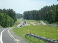 Blick über Neubaustrecke sab