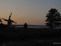 Sonneruntergang bei Salme auf der estnischen Insel Saaremaa