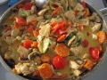 Lecker Abendessen von der "Aussenküche"