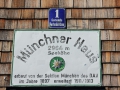 Schild Münchner Haus sabof